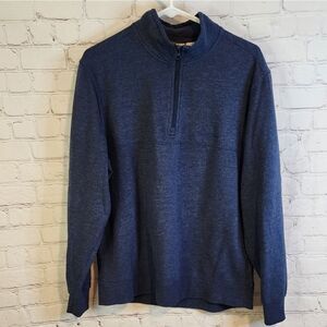 Men's Field & Stream zip-up fleece sweater, size small